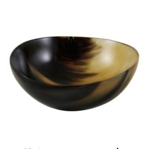 Handmade Buffalo Horn Palm Shave Bowl (4Left)